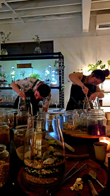 Valentine's Day - Plant art with love